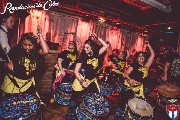dancing drummer women